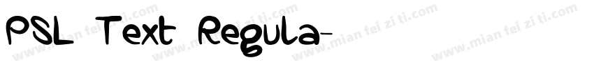 PSL Text Regula字体转换